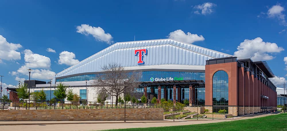 Globe Life Field for The Texas Rangers