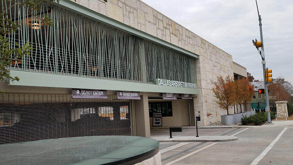 Dallas Arboretum Parking Structure